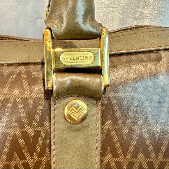 MARIO VALENTINO VINTAGE BOSTON BAG - Picture 4 of 15
